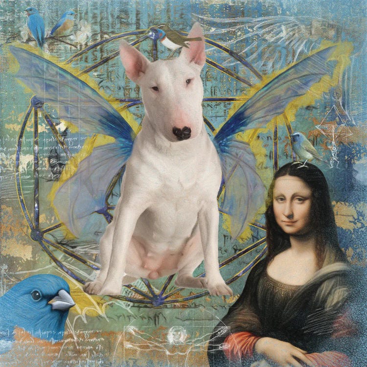 Bull Terrier Angel Da Vinci