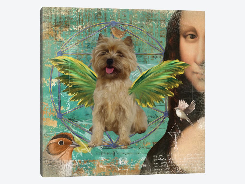 Cairn Terrier Angel Da Vinci by Nobility Dogs 1-piece Canvas Print