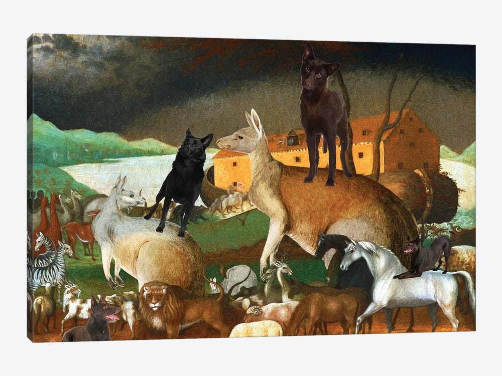 Australian Kelpie Noah's Ark by Nobility Dogs 1-piece Canvas Art