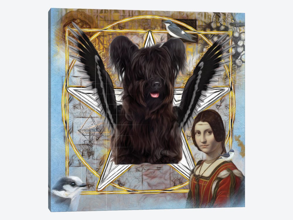 Skye Terrier Angel Da Vinci by Nobility Dogs 1-piece Canvas Print