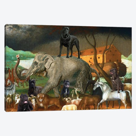 Cane Corso Noah's Ark Canvas Print #NDG1762} by Nobility Dogs Canvas Art