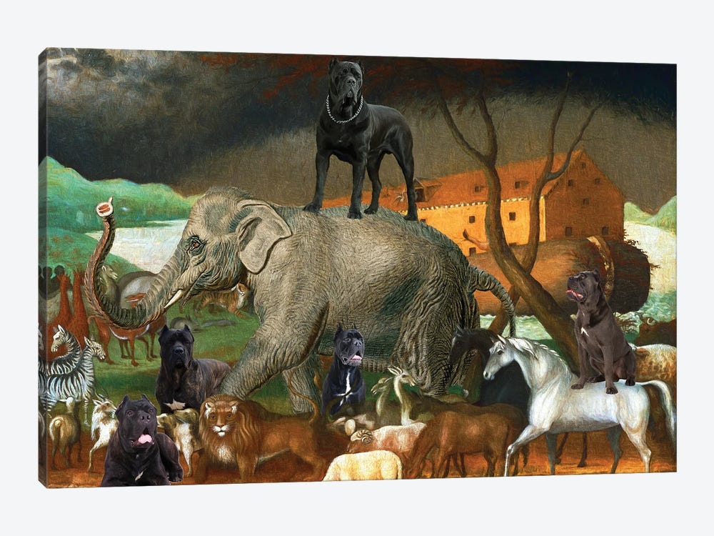 Cane Corso Noah's Ark by Nobility Dogs 1-piece Canvas Artwork
