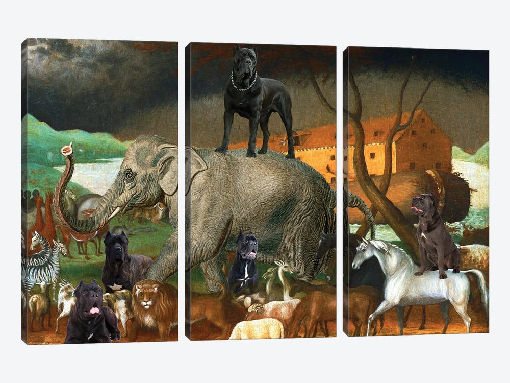 Cane Corso Noah's Ark by Nobility Dogs 3-piece Canvas Art