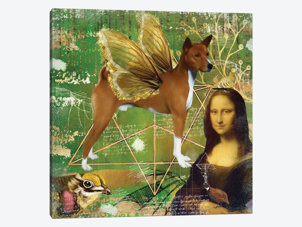 Basenji Angel Da Vinci by Nobility Dogs 1-piece Canvas Art