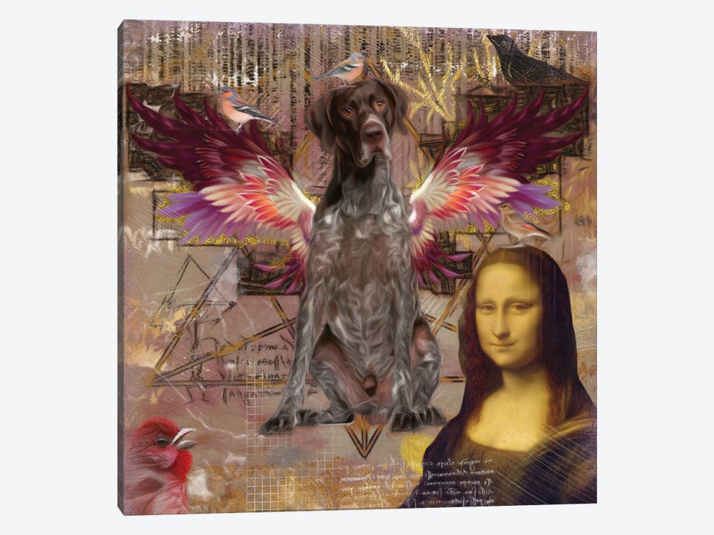 German Shorthaired Pointer Angel Da Vinci by Nobility Dogs 1-piece Canvas Print