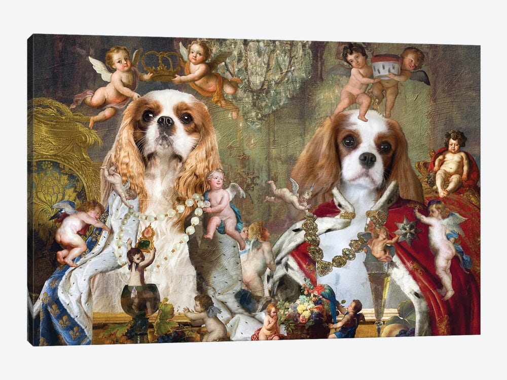 Cavalier King Charles Spaniel Coronation by Nobility Dogs 1-piece Art Print