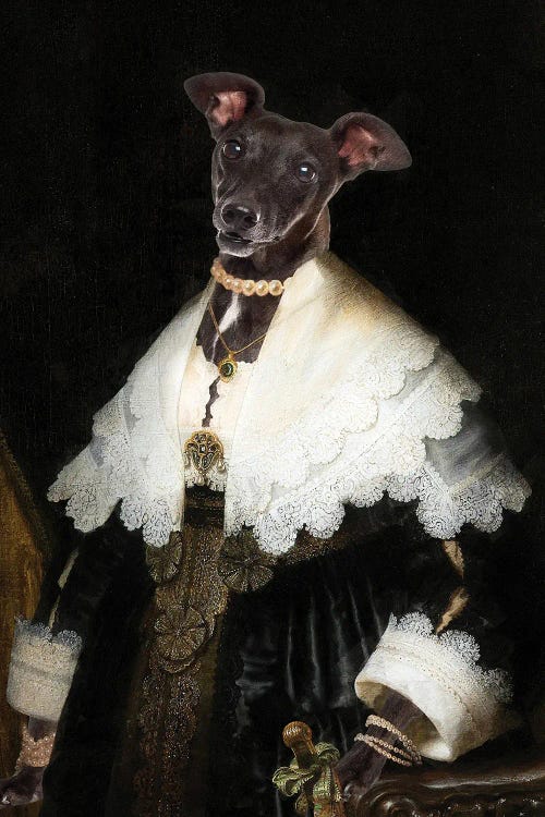 Italian Greyhound Allegory Of Art II