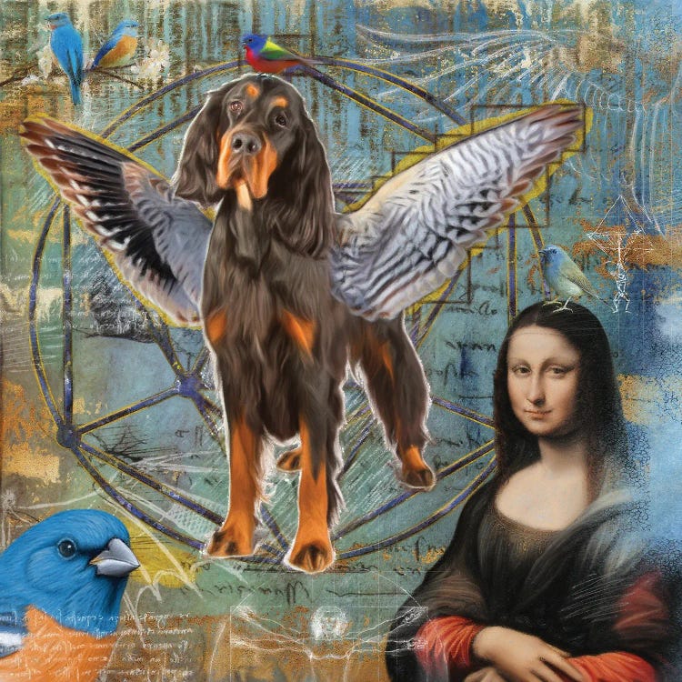 Gordon Setter Angel Da Vinci