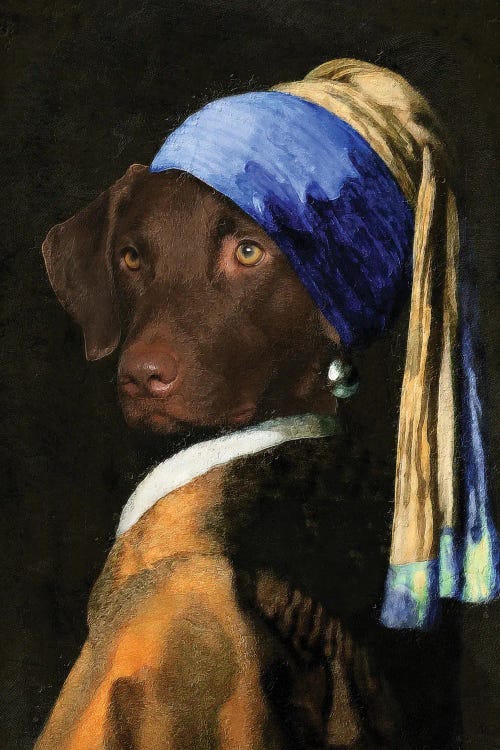 Chesapeake Bay Retriever Allegory Of Art II