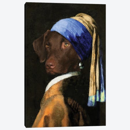Chesapeake Bay Retriever Allegory Of Art II Canvas Print #NDG1944} by Nobility Dogs Canvas Print