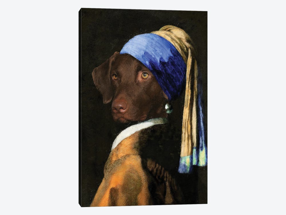 Chesapeake Bay Retriever Allegory Of Art II by Nobility Dogs 1-piece Canvas Print