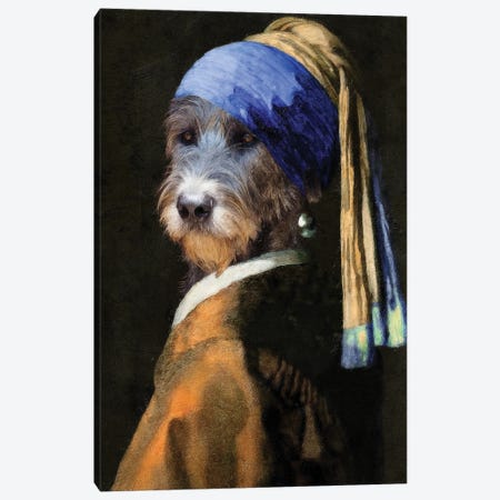 Irish Wolfhound Allegory Of Art II Canvas Print #NDG1959} by Nobility Dogs Canvas Print