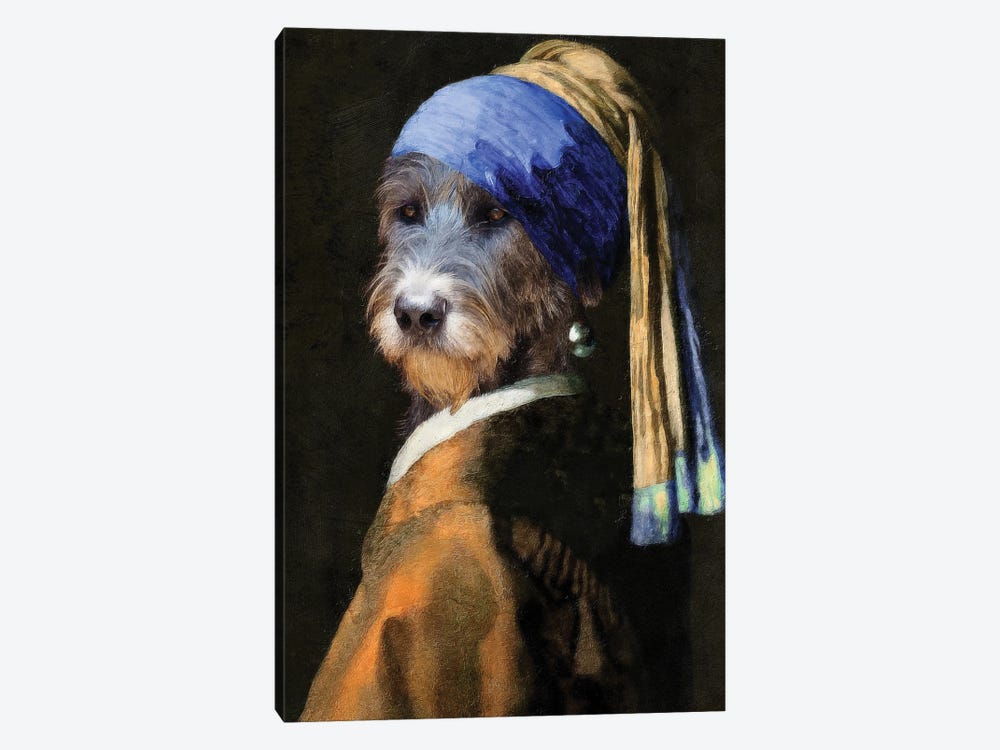 Irish Wolfhound Allegory Of Art II by Nobility Dogs 1-piece Canvas Print