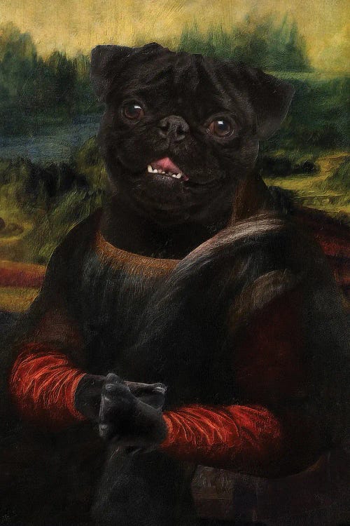 Pug Allegory Of Art II