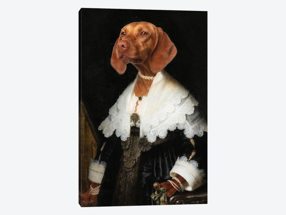 Vizsla Allegory Of Art II by Nobility Dogs 1-piece Canvas Artwork