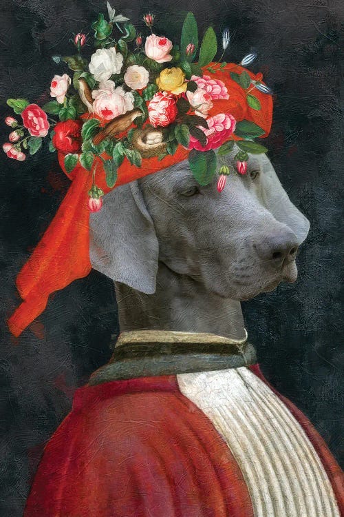 Weimaraner Allegory Of Art I