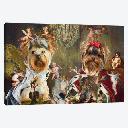 Yorkshire Terrier Coronation Of Emperors And Empresses Canvas Print #NDG1969} by Nobility Dogs Canvas Art