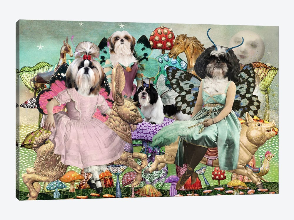 Shih Tzu Fairy Tale by Nobility Dogs 1-piece Canvas Art Print