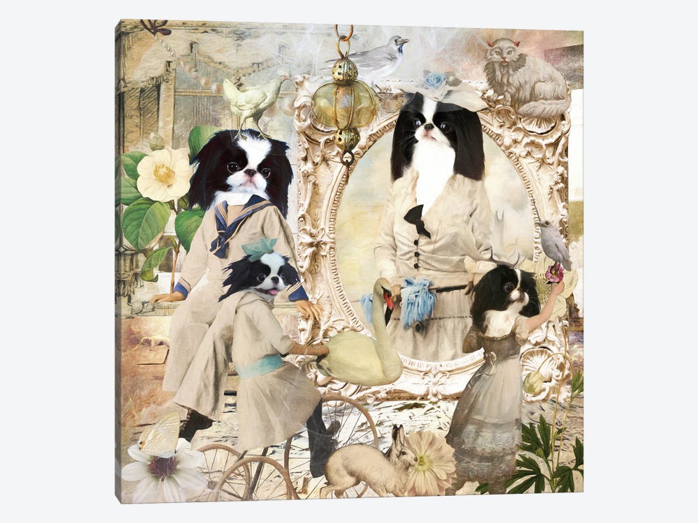 Japanese Chin Noble Pearl Story by Nobility Dogs 1-piece Canvas Artwork