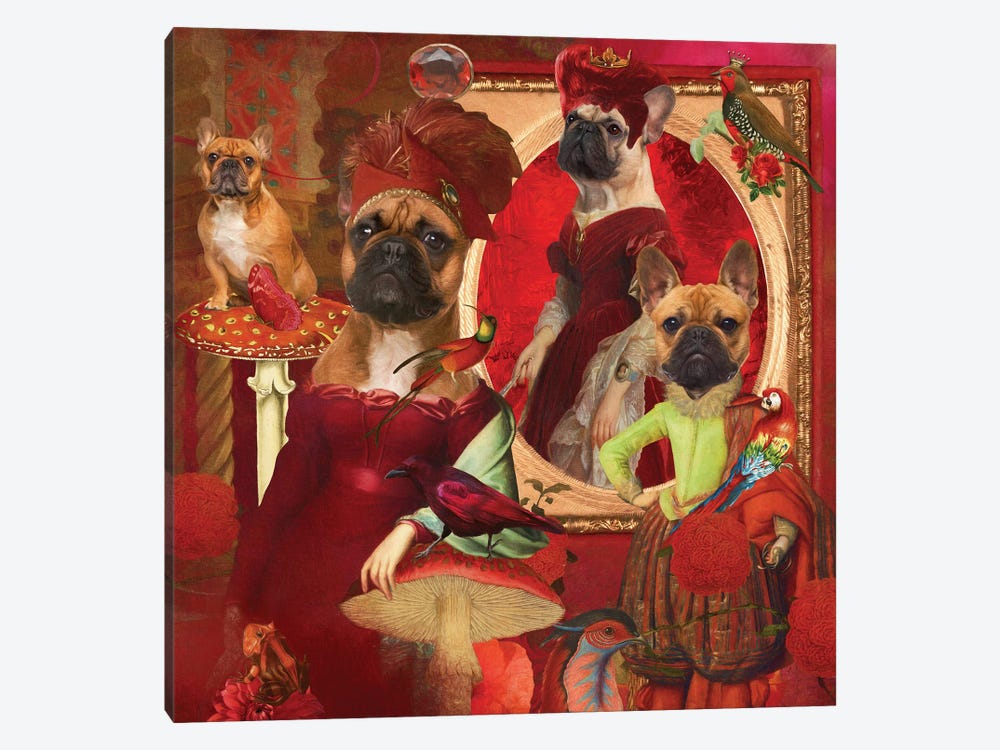 French Bulldog Ruby Story by Nobility Dogs 1-piece Canvas Art