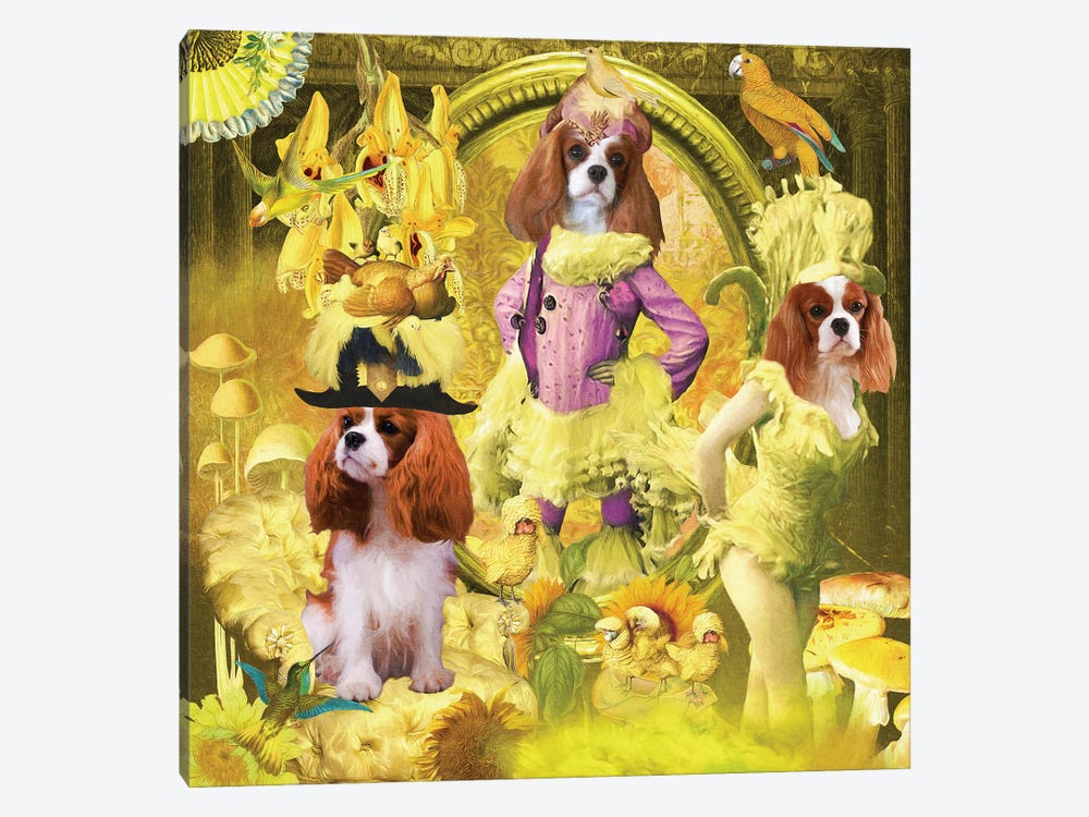 Cavalier King Charles Spaniel Noble Yellow Story by Nobility Dogs 1-piece Canvas Art