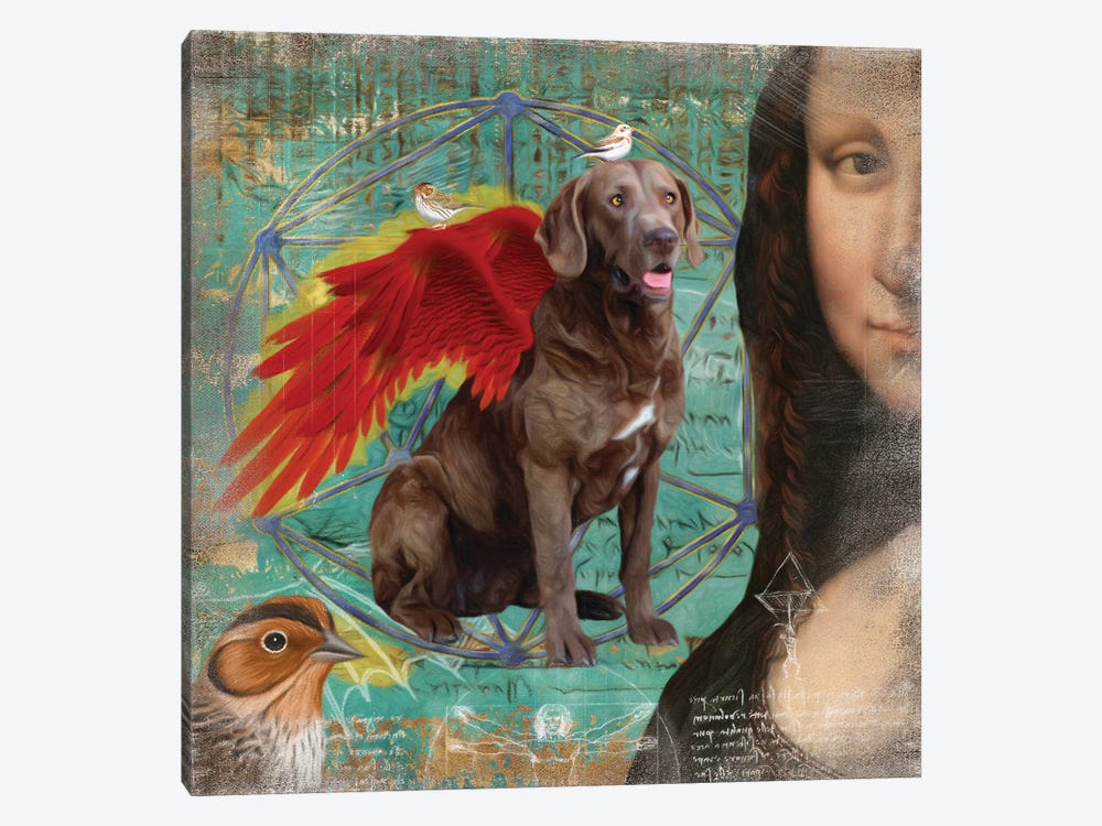 Chesapeake Bay Retriever Angel Da Vinci by Nobility Dogs 1-piece Canvas Print