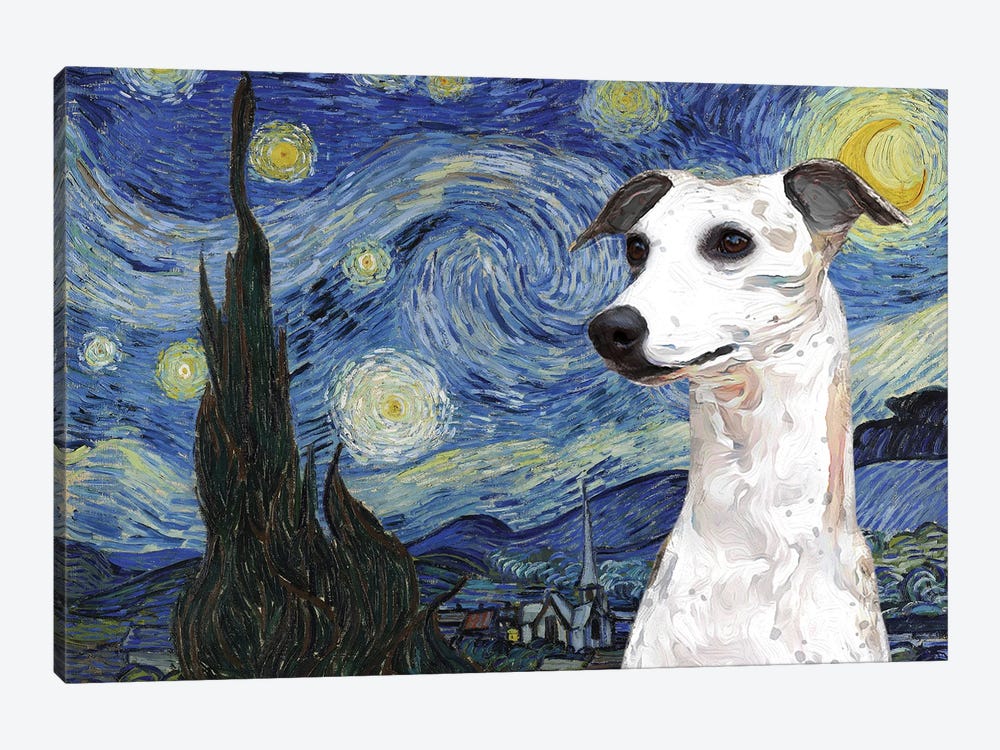 Whippet Starry Night I by Nobility Dogs 1-piece Art Print