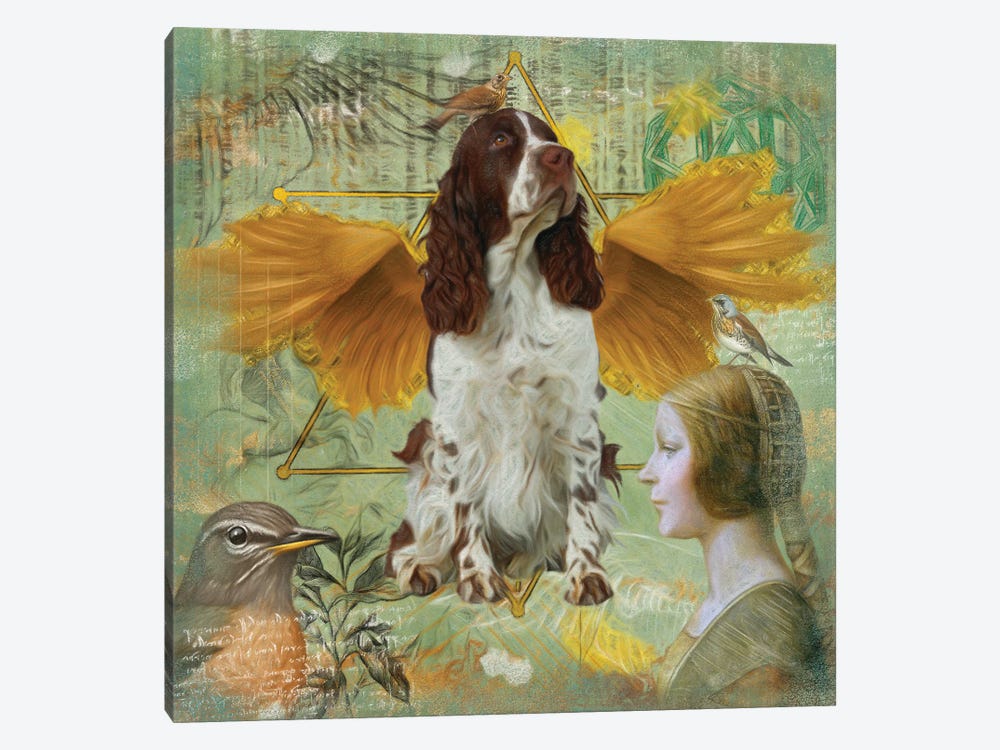 English Springer Spaniel Angel Da Vinci by Nobility Dogs 1-piece Art Print