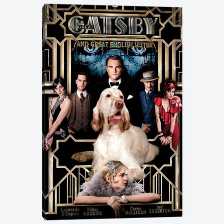 English Setter The Great Gatsby Canvas Print #NDG2075} by Nobility Dogs Canvas Print