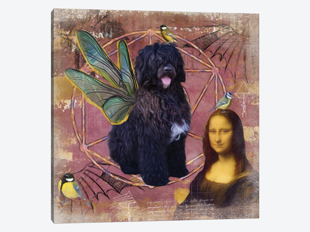 Portuguese Water Dog Angel Da Vinci by Nobility Dogs 1-piece Canvas Art