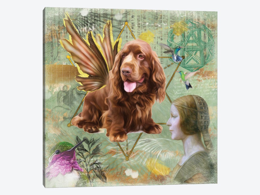 Sussex Spaniel Angel Da Vinci by Nobility Dogs 1-piece Art Print