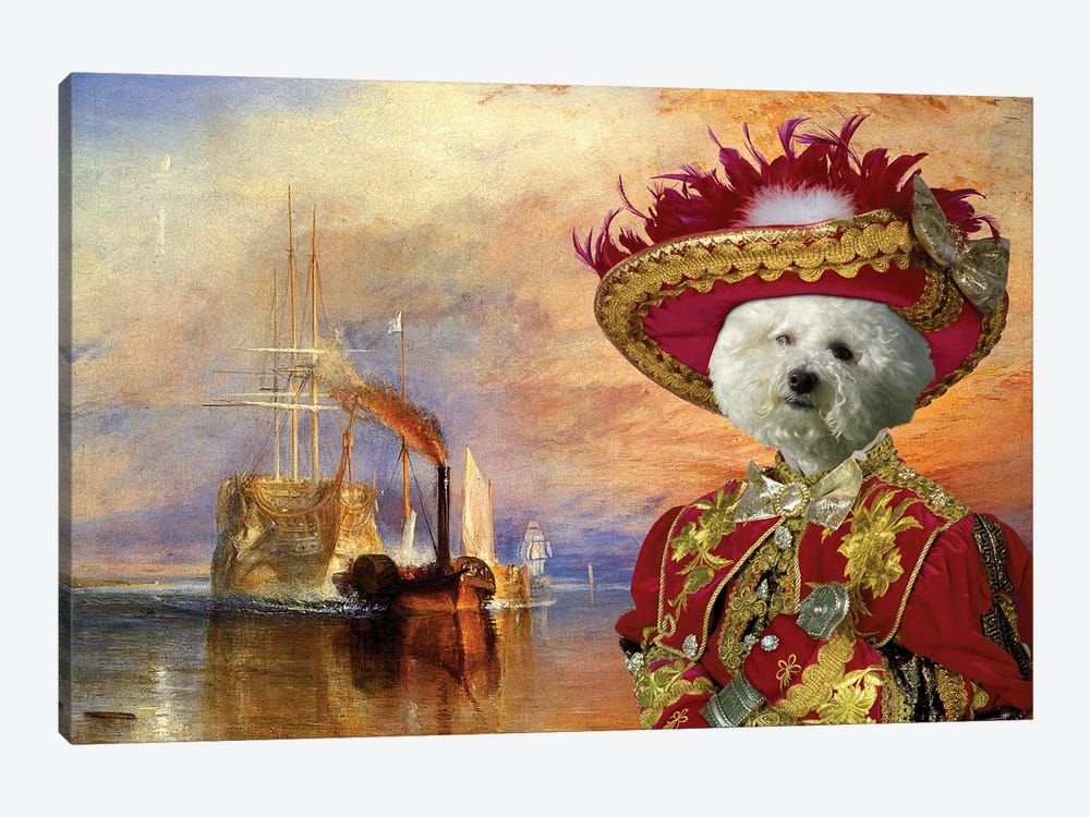Bichon Frise The fighting Temeraire by Nobility Dogs 1-piece Art Print