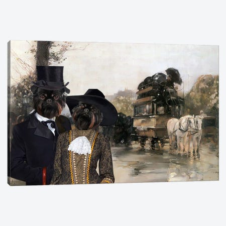Brussels Griffon The Diligence Canvas Print #NDG2146} by Nobility Dogs Art Print