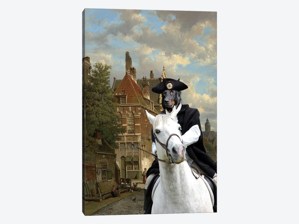 Beauceron The Galop by Nobility Dogs 1-piece Canvas Art Print