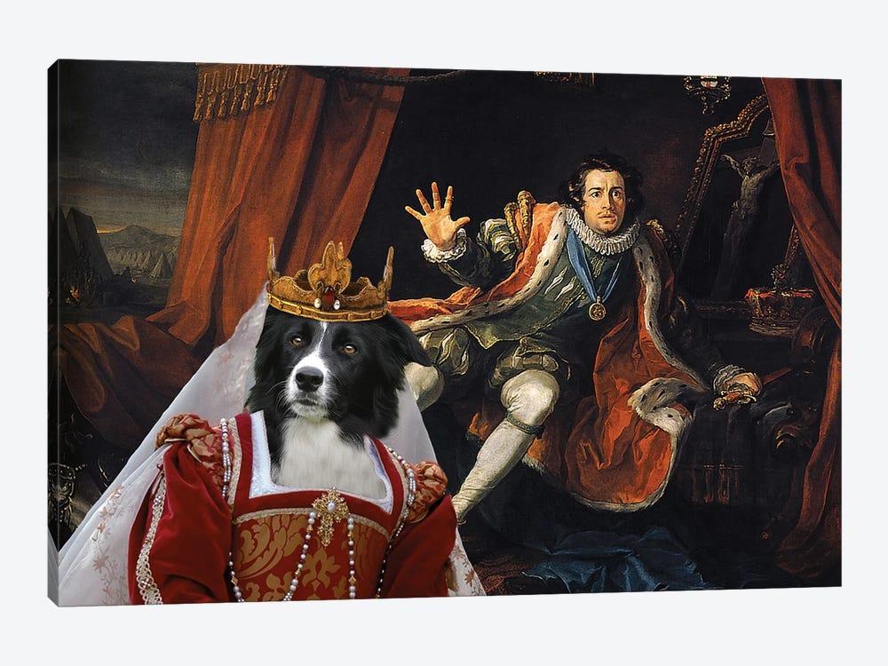 Border Collie Run For Life, The King Is Coming by Nobility Dogs 1-piece Art Print