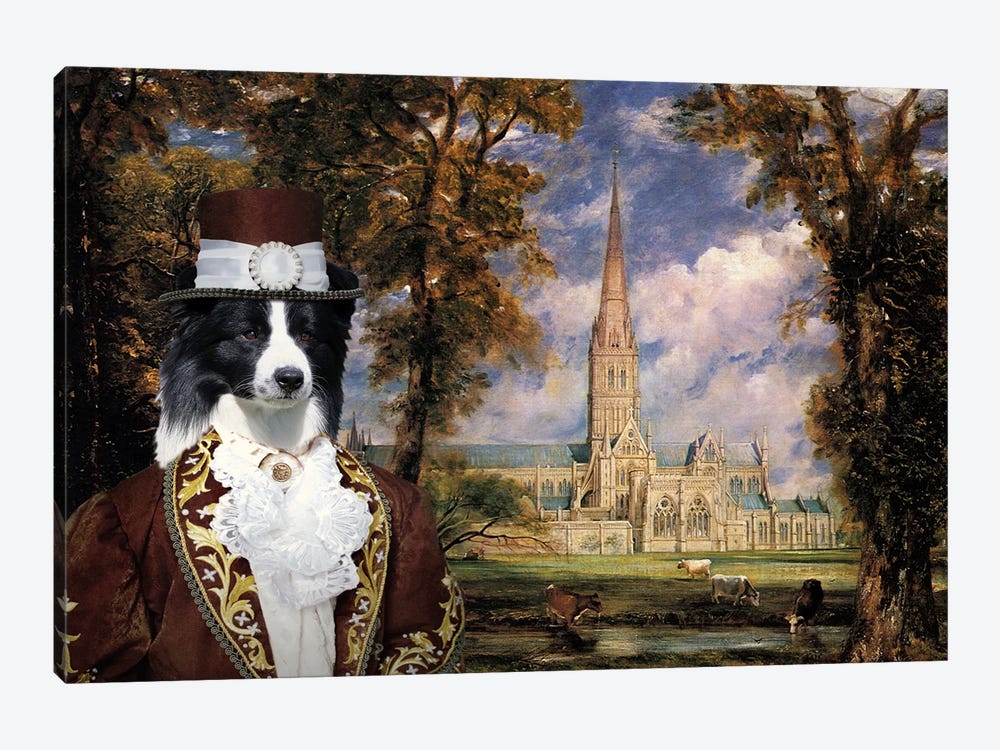 Border Collie The Lord Of Salisbury by Nobility Dogs 1-piece Canvas Print