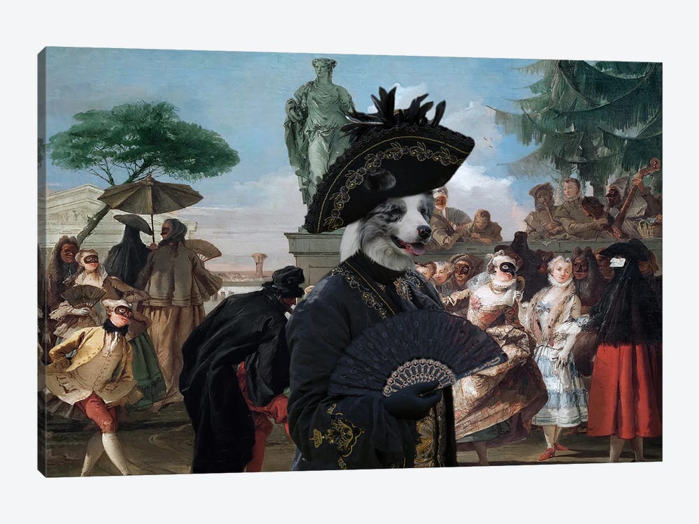 Border Collie The Minuet by Nobility Dogs 1-piece Canvas Print