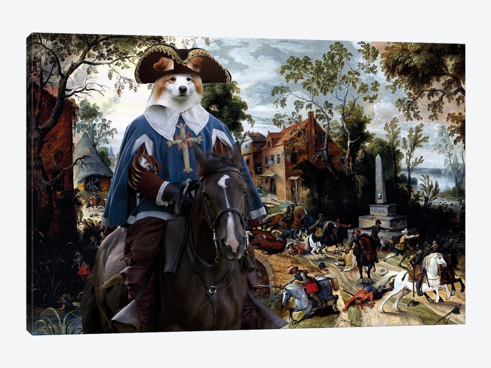 Border Collie The Battle Of Stadtlohnbys by Nobility Dogs 1-piece Canvas Art