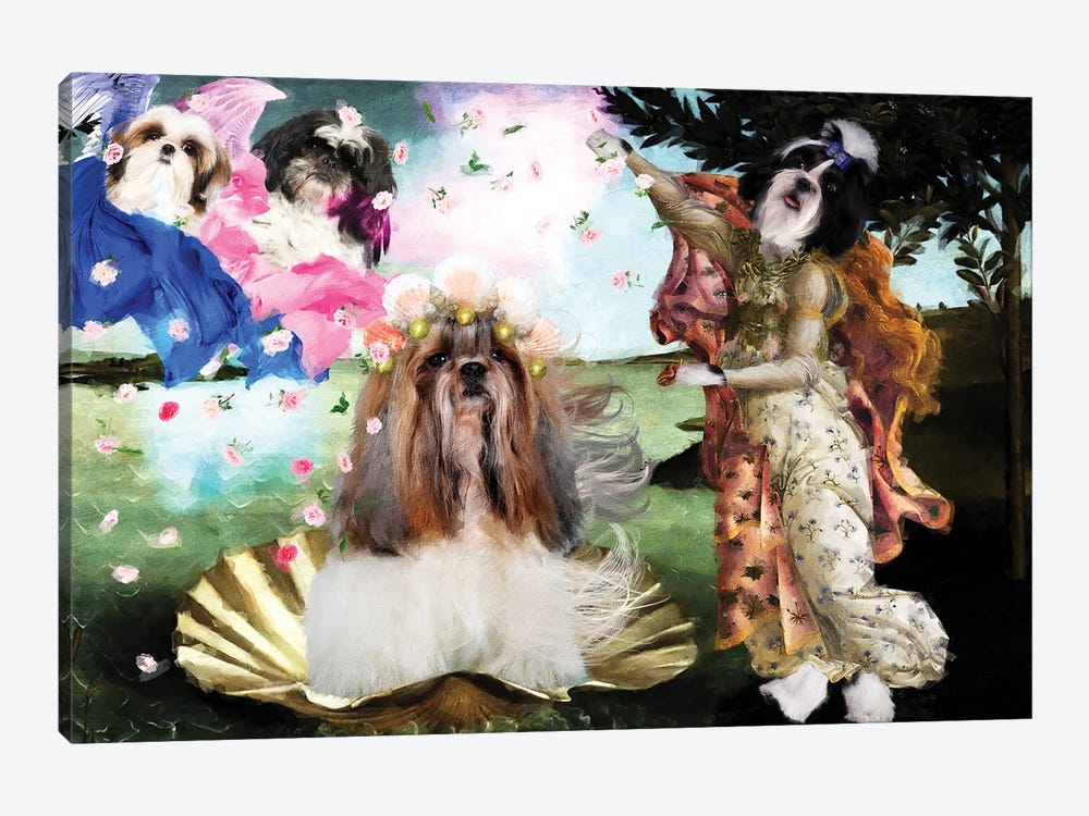 Shih Tzu The Birth Of Venus by Nobility Dogs 1-piece Canvas Print