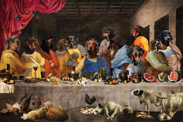 Dachshund Last Supper