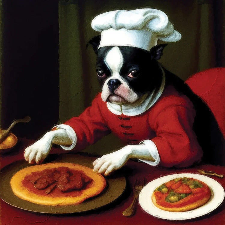 Boston Terrier Chef