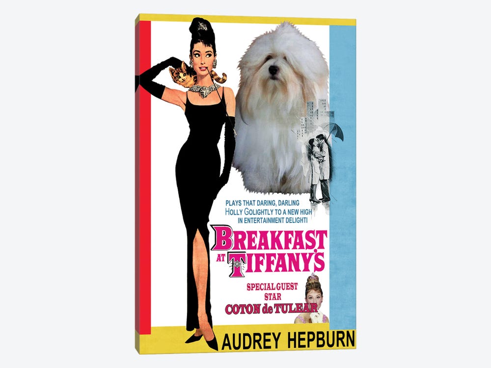 Coton De Tulear Breakfast At Tiffany Movie by Nobility Dogs 1-piece Art Print