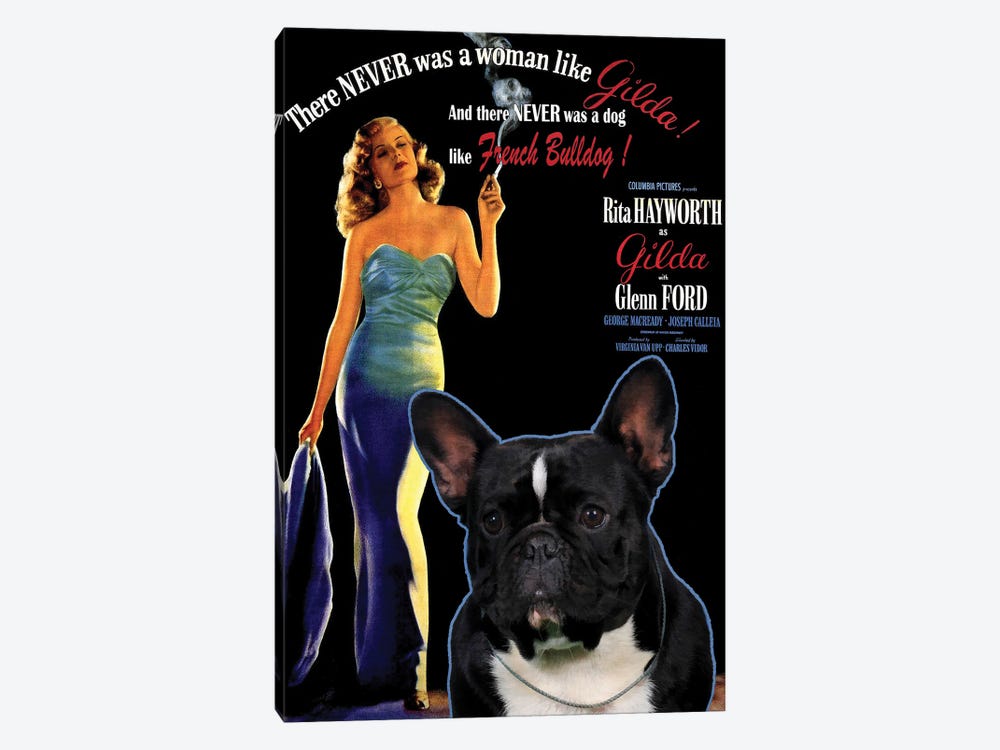 French Bulldog Frenchie Gilda Movie by Nobility Dogs 1-piece Art Print