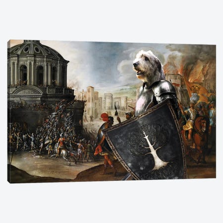 Irish Wolfhound Battle For Rome Canvas Print #NDG262} by Nobility Dogs Canvas Artwork