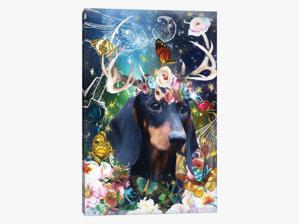 Dachshund Once Upon A Time by Nobility Dogs 1-piece Canvas Print
