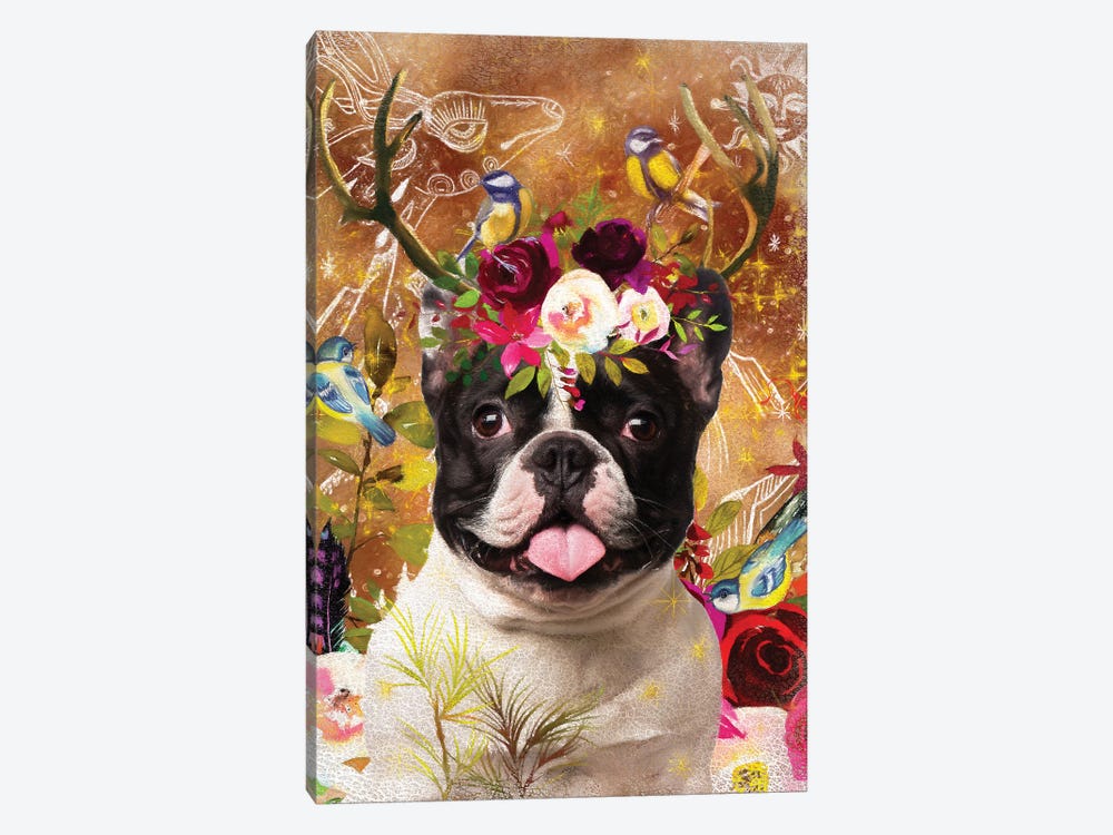 French Bulldog Once Upon A Time by Nobility Dogs 1-piece Canvas Artwork