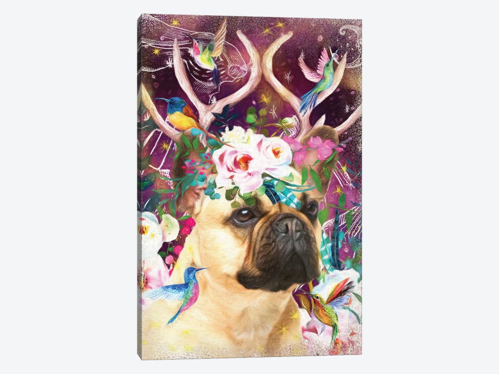 Fawn French Bulldog Once Upon A Time by Nobility Dogs 1-piece Canvas Art Print
