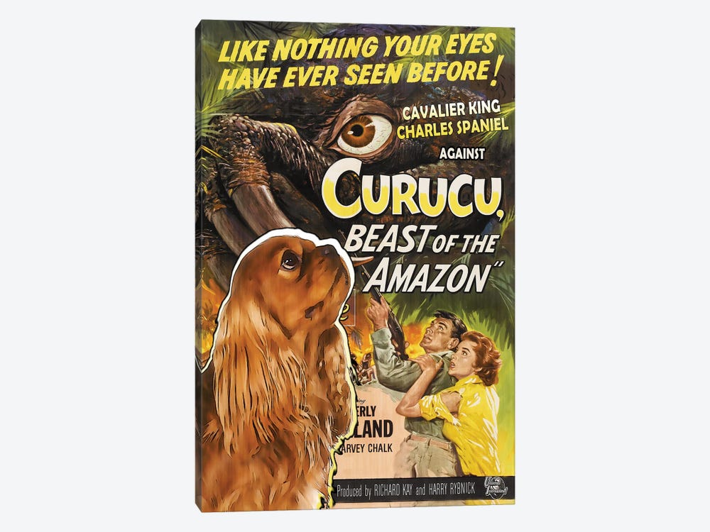Cavalier King Charles Spaniel Curucu Movie by Nobility Dogs 1-piece Canvas Art