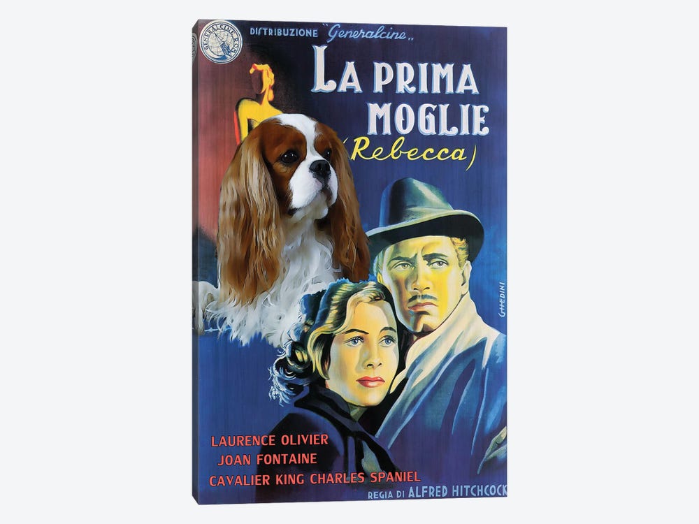 Cavalier King Charles Spaniel Rebecca Movie by Nobility Dogs 1-piece Canvas Artwork
