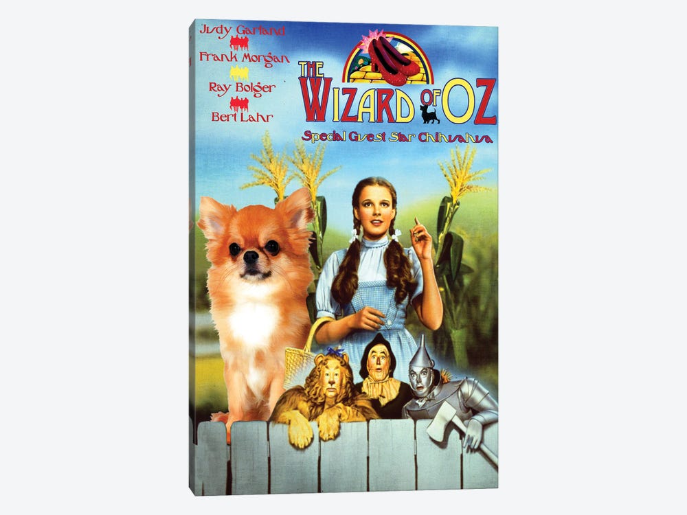Longhaired Chihuahua The Wizard Of Oz by Nobility Dogs 1-piece Canvas Wall Art